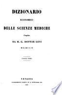 Dizionario economico delle scienze mediche