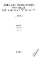 Dizionario enciclopedico universale della musica e dei musicisti