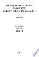 Dizionario enciclopedico universale della musica e dei musicisti