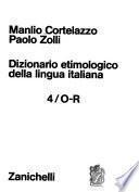 Dizionario etimologico della lingua italiana