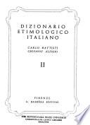 Dizionario etimologico italiano