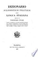 Dizionario filosofico-pratico della lingua italiana compilato da Vincenzo Tuzzi