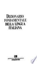 Dizionario fondamentale della lingua italiana