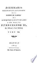 Dizionario geografica-ragionato del Regno di Napoli
