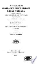 Dizionario geografico fisico storico della Toscana