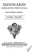 Dizionario Geografico Portatile