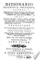 Dizionario Geografico Portatile