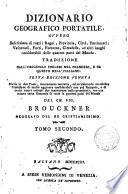 Dizionario geografico portatile, ovvero Descrizione di tutti i Regni...