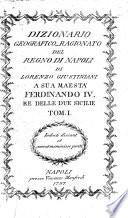 Dizionario geografico-ragionato del regno di Napoli