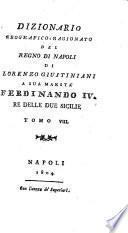Dizionario geografico-ragionato del Regno di Napoli