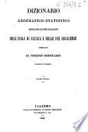 Dizionario geografico-statistico siciliano-latino-italiano dell'isola di Sicilia e del sue adjacenze