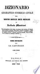 Dizionarío geografico-storico-civile del Regno delle due Sicilie