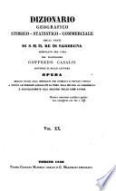 Dizionario geografico-storico-statistico-commerciale degli stati del Redi Sardegna (etc.)