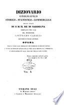 Dizionario geografico storico-statistico-commerciale degli Stati di S. M. il Re di Sardegna