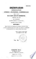 Dizionario geografico-storico-statistico-commerciale degli stati di S. M. il re di Sardegna