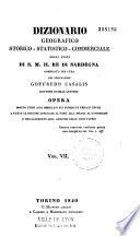 Dizionario geografico-storico-statistico-commerciale degli stati di S. M. il re di Sardegna