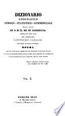 Dizionario geografico, storico, statistico, commerciale degli stati di S.M. il re di Sardegna