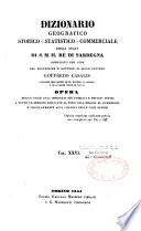 Dizionario geografico-storico-statistico-commerciale degli stati di S. M. il re di Sardegna