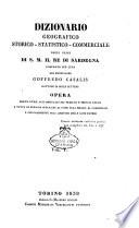 Dizionario geografico storico-statistico-commerciale degli Stati di S. M. il Re di Sardegna