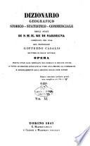 Dizionario geografico storico-statistico-commerciale degli Stati di S. M. il Re di Sardegna
