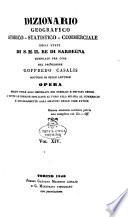 Dizionario geografico storico-statistico-commerciale degli Stati di S. M. il Re di Sardegna