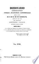 Dizionario geografico, storico, statistico, commerciale degli stati di S.M. il re di Sardegna: no. 1. Salza-Sardara. vol. 18:2-4. Sardegna
