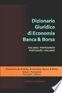Dizionario Giuridico Di Economia Banca & Borsa Italiano Portoghese Português Italiano