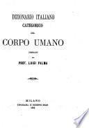 Dizionario italiano categorico del corpo umano