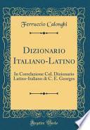 Dizionario Italiano-Latino