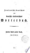 Dizionario italiano-tedesco e tedesco-italiano