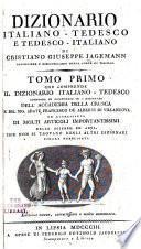 Dizionario italiano-tedesco e tedesco-italiano