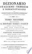 Dizionario italiano-tedesco E tedesco-italiano