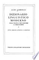 Dizionario linguistico moderno