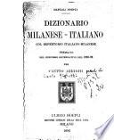 Dizionario milanese-italiano, col repertorio italiano-milanese