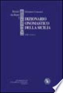 Dizionario onomastico della Sicilia