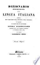 Dizionario ortologico-pratico della lingua italiana. 2. ed