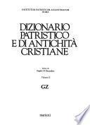 Dizionario patristico e di antichità cristiane