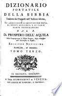 Dizionario portatile della Bibbia