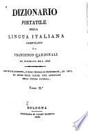 Dizionario portatile della lingua italiana