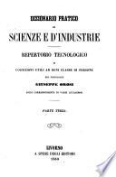 Dizionario practico di scienze e d'industrie