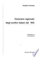 Dizionario ragionato degli scrittori italiani del '900