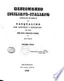 Dizionario Siciliano-Italiano compilato su quello del Pasqualino con aggiunte e correzioni