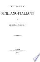 Dizionario siciliano-italiano