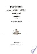 Dizionario Storico-Artistico-Letterario Bellunese