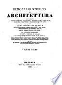 Dizionario storico di architettura
