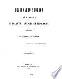 Dizionario storico di Ravenna e di altri luoghi di Romagna