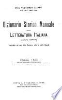 Dizionario storico manuale della letteratura italiana 1000-1900
