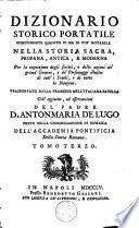 Dizionario storico portatile