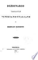 Dizionario tascabile veneziano-italiano