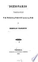 Dizionario Tascabile Veneziano-Italiano